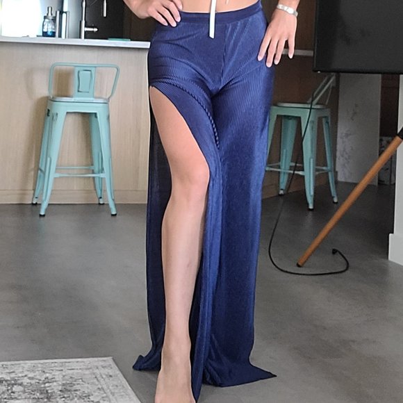 Blue pool party pants - Picture 3 of 3